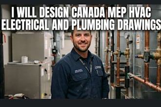 design canada mep hvac electrical and plumbing drawings