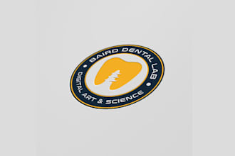 design baird digital dental lab logo