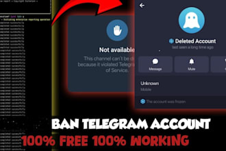 takedown harassing telegram banning bot, mass reporting telegram channel banning