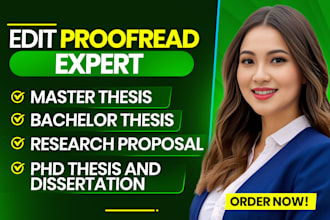enhance,proofread edit german and french master bachelor thesis