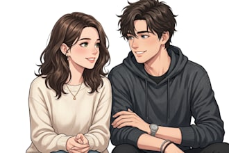 draw character or fan art commissions