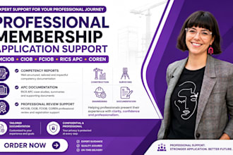 prepare mciob ciob fciob rics apc and coren competency reports