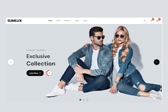 build clothing website clothing shopify store