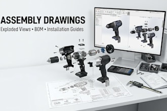create assembly drawings exploded views and installation guides