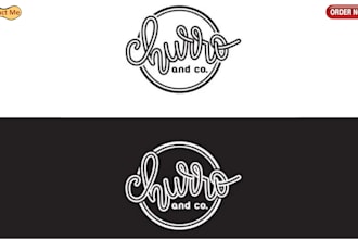 design a old english font and vintage logo for your business