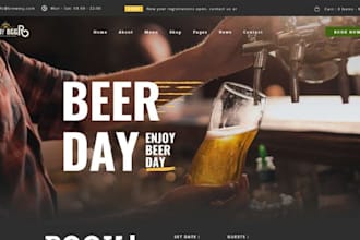 design squarespace beverage website for soda coffee juice food brands website