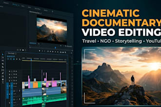 professionally edit documentary, ngo and storytelling videos