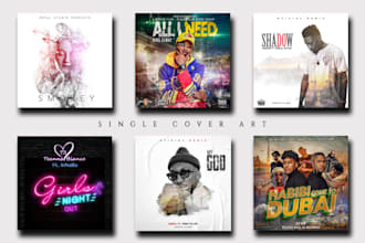 create professional album cover design for spotify, apple music and youtube