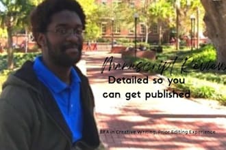 critique and provide feedback for your book manuscript