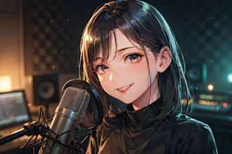 record cute anime girl voice over for asmr sfw or game character acting