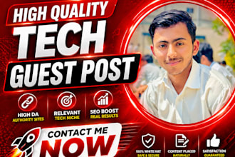 publish tech guest posts on high authority websites