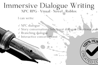 write immersive dialogue for your game