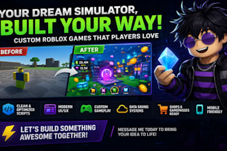 do roblox full game creation, steal a brainrot, grow a garden or simulator game