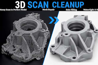 repair stl files, fix 3d models, and optimize for 3d printing in solidworks