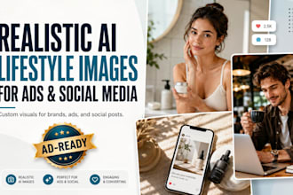 create realistic ai lifestyle images for ads and social media