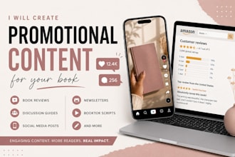 write engaging promotional content for your books