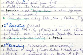 write hand written assignment job