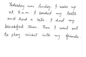 handwrite notes and letters