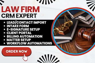 automate law firm CRM zoho clio grow clio manage filevine lawmatics workflows