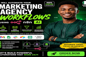 automate your marketing agency workflow using n8n ai