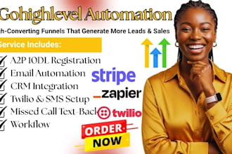 setup gohighlevel missed call text back a2p 10dl registration ghl automation