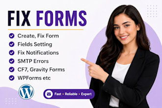 create or fix wordpress contact form 7 gravity form contact us ninja form