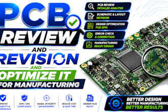 do pcb review, pcb redesign, pcb layout optimization, esp32, arduino schematic