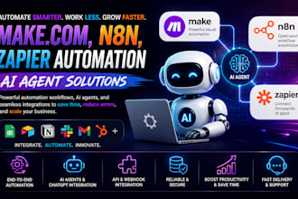 do makecom, n8n ai agent and zapier automation