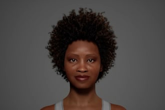 create realistic and stylized 3d hair models for games and characters