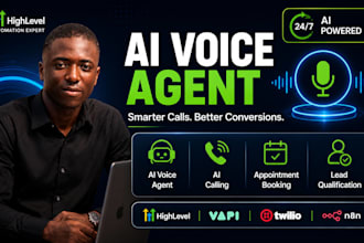 build ai voice agent gohighlevel ghl vapi ai twilio n8n ai calling