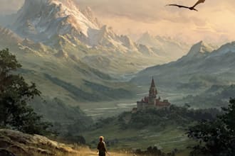 do fantasy book cover design, thriller book cover