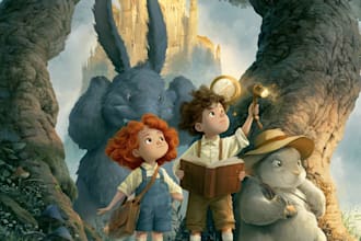 children book cover and children book illustrations