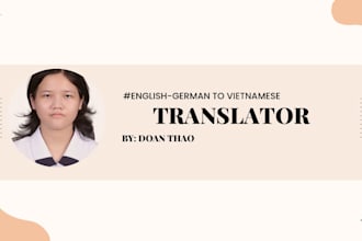 translate english or german to vietnamese naturally