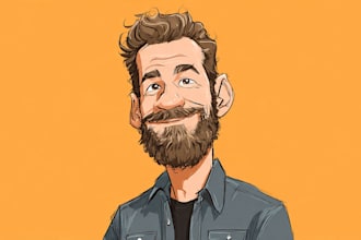 draw cartoon illustrations for you