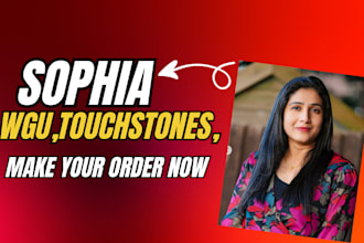do sophia, touchstones, lab simulation, umpi, wgu, capella, studycom, saylor