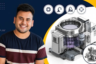 semiconductor equipment cad, wafer handling, vacuum cad, precision cad, chipcad