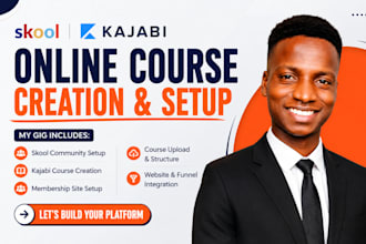 setup skool kajabi online course community kajabi course creation kajabi website