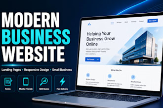 build a modern website or landing page