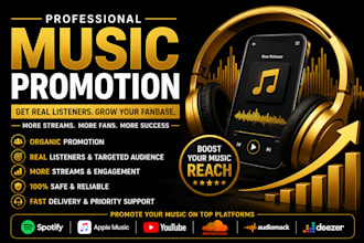 raise your music reach real listener on spotify, tiktok and bandlab
