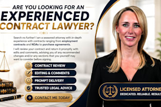 review and redline your contract or legal document