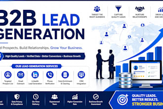 do b2b lead generation web research and targeted email list building