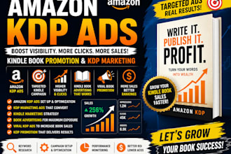 amazon KDP ads for kindle book advertising and promotion
