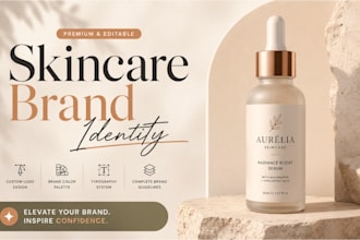 be your creative director for skincare and beauty brand identity