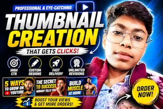 design high CTR youtube thumbnails