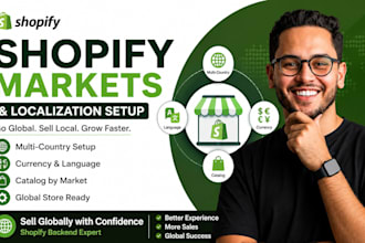 setup shopify multi currency languag localize shopify store setup shopify market