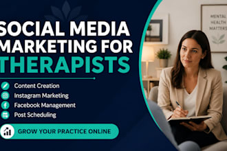 be your social media marketing manager for mental health and therapy