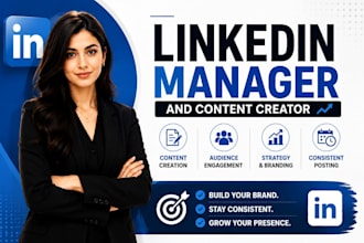 be your linkedin manager for content creation and growth
