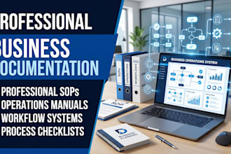 create professional sops, business process documentation, and operations manuals