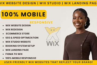 wix website design wix studio wix landing page wix ecommerce redesign wix