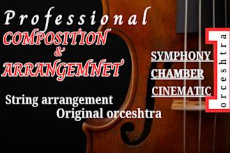 record and arrange string arrangement, string orchestra, chamber orchestra